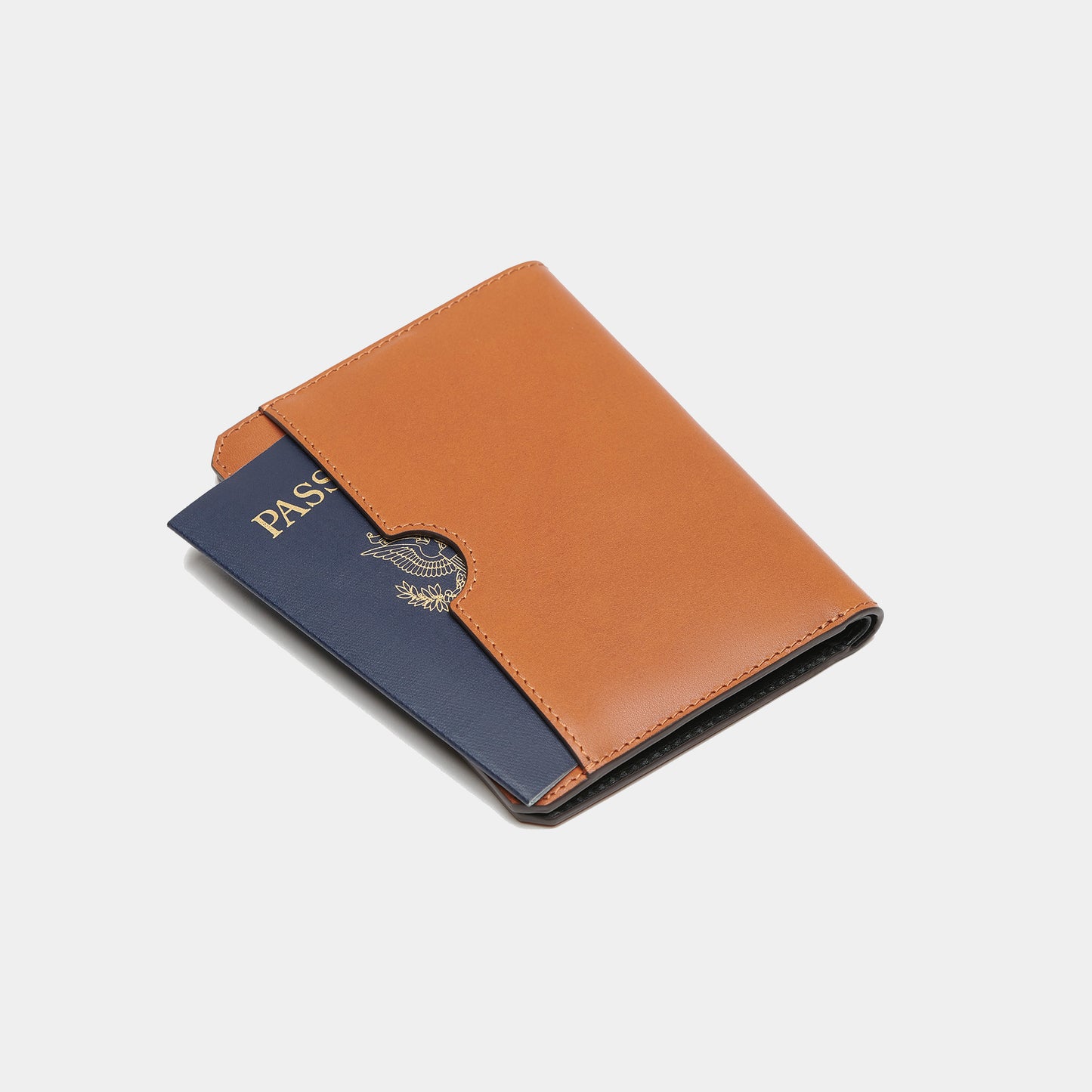 Passport Wallet - Cognac
