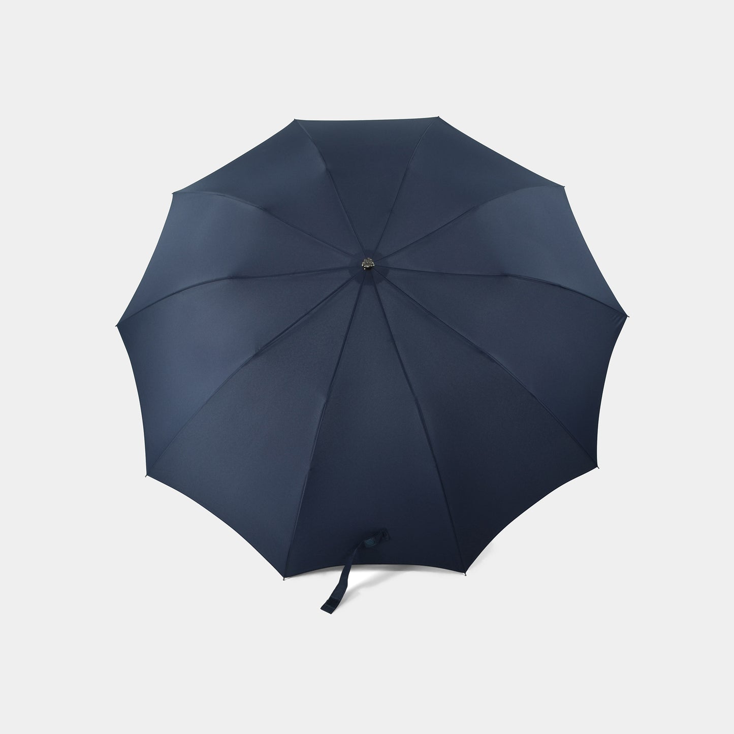 Fox Umbrellas - Navy - Maple Crook Handle
