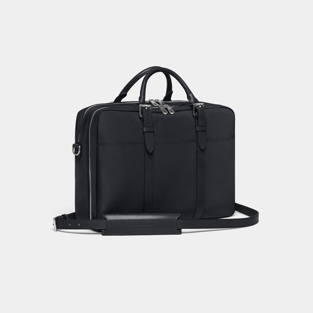 Cary Briefcase - Double - Black