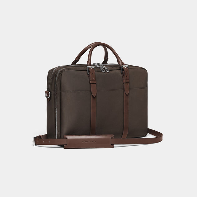 Cary Briefcase - Double - Espresso