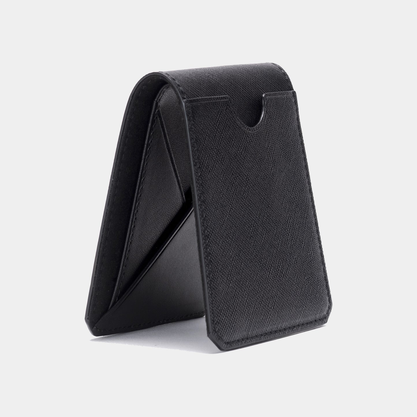 Slim Wallet - Saffiano Black