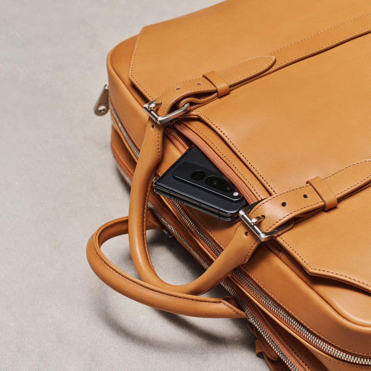 Cary Briefcase - Founders Edition - Horween Essex - Tan