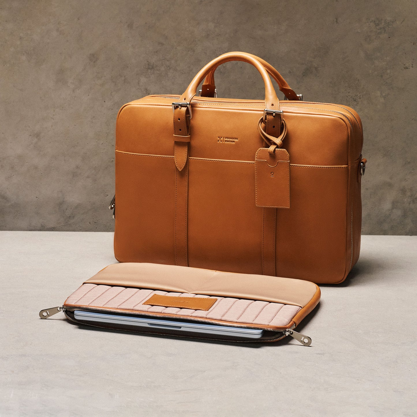 Cary Briefcase - Founders Edition - Horween Essex - Tan