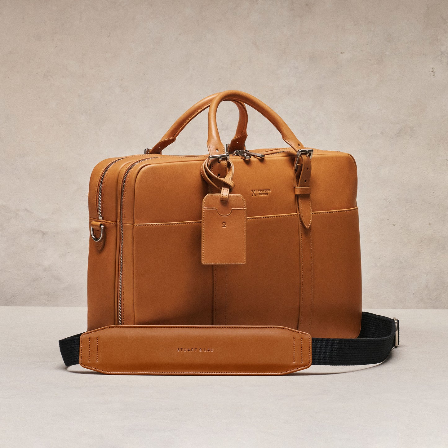 Cary Briefcase - Founders Edition - Horween Essex - Tan