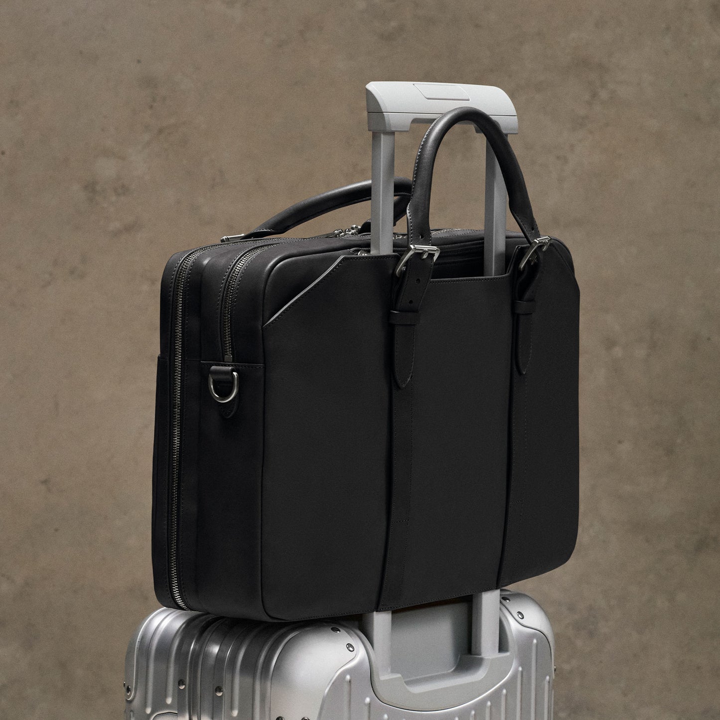 Cary Briefcase - Founders Edition - Horween Essex - Black