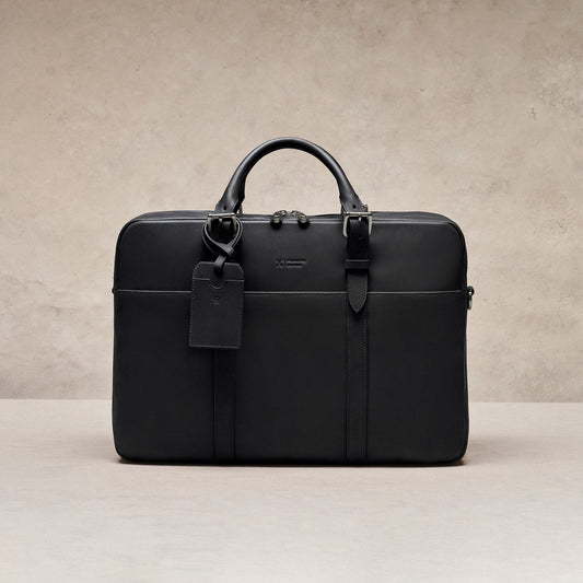Cary Briefcase - Founders Edition - Horween Essex - Black