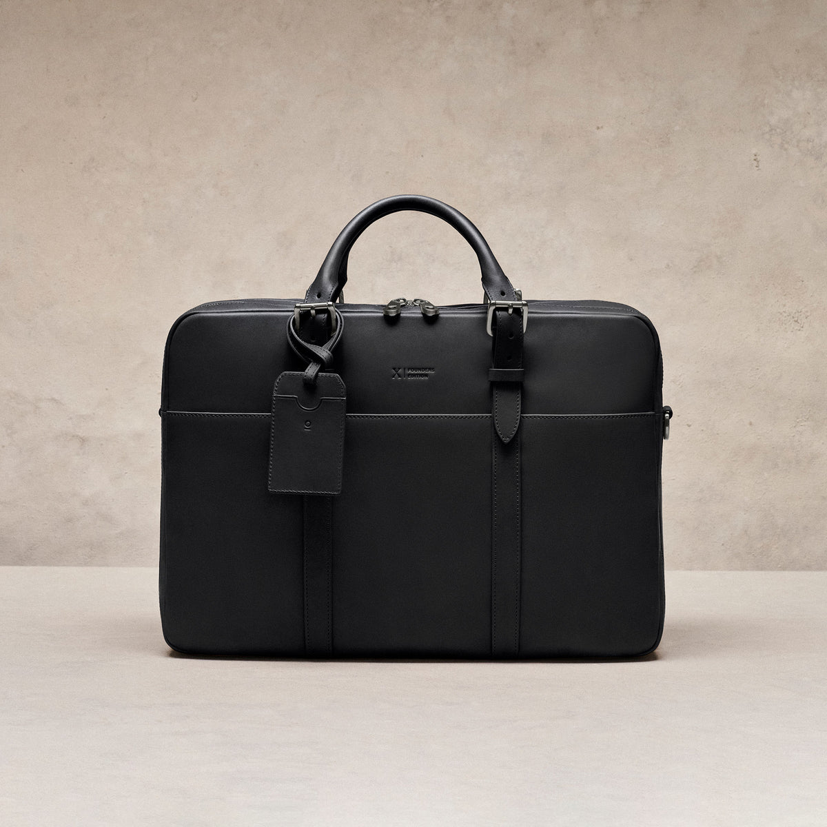 Cary Briefcase - Founders Edition - Horween Essex - Black