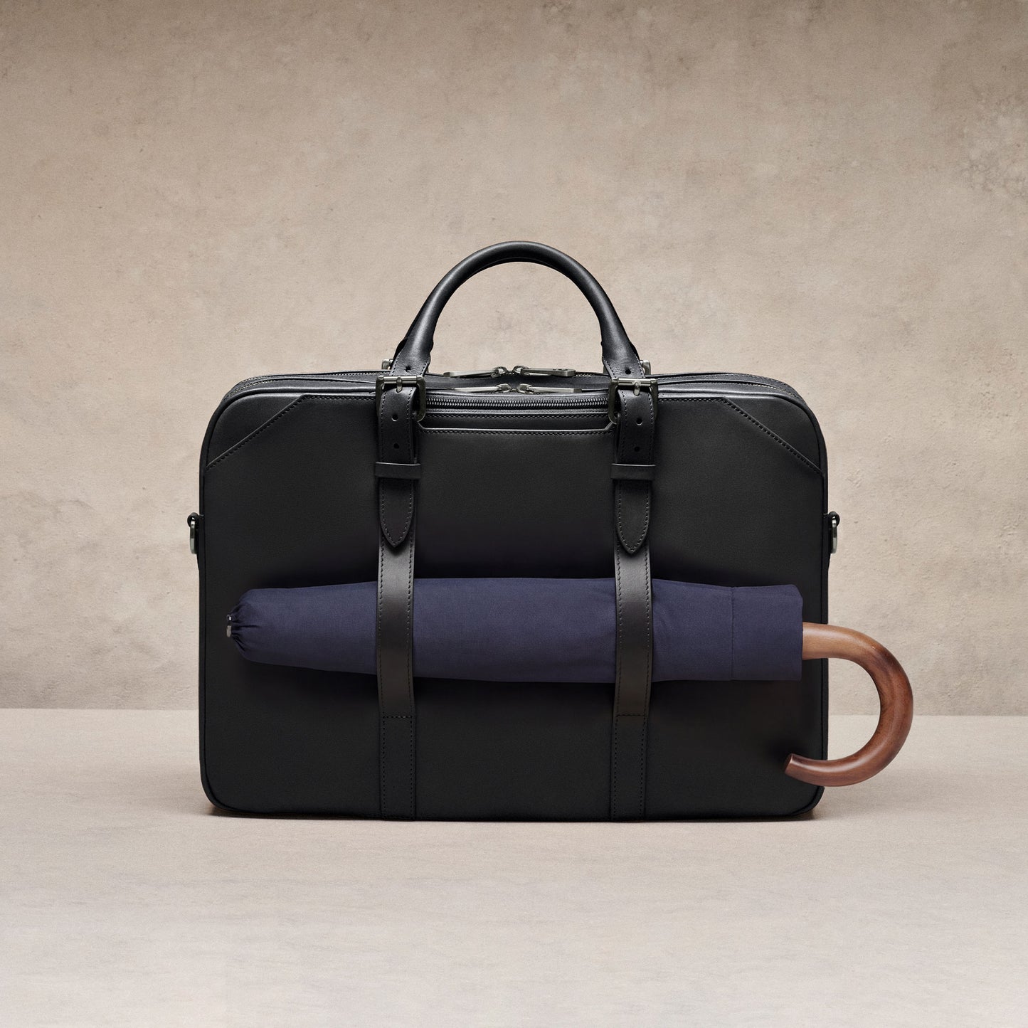 Cary Briefcase - Founders Edition - Horween Essex - Black
