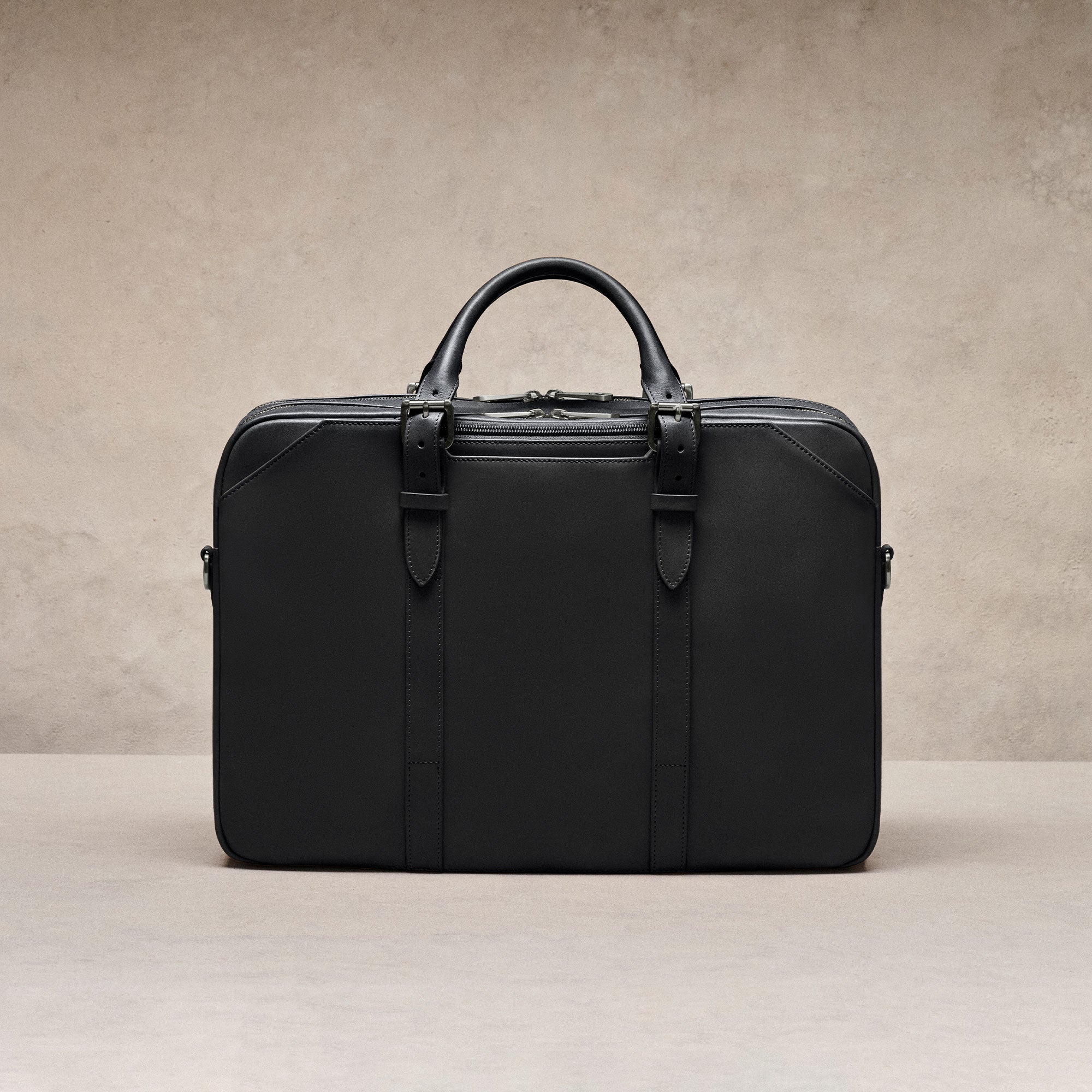 Cary Briefcase - Founders Edition - Black | Stuart & Lau