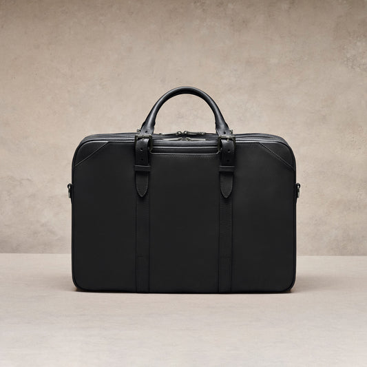 Cary Briefcase - Founders Edition - Horween Essex - Black
