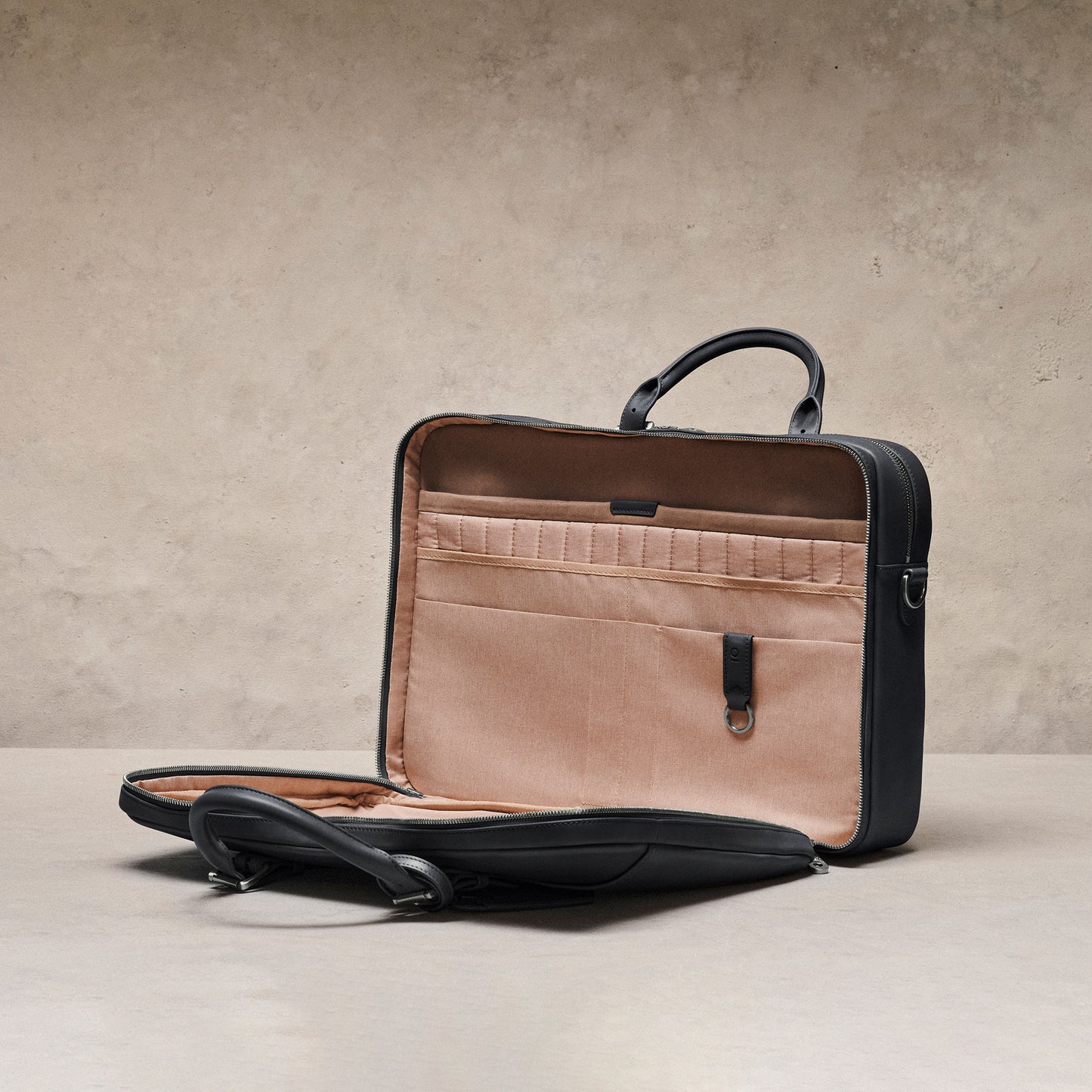 Cary Briefcase - Founders Edition - Horween Essex - Black