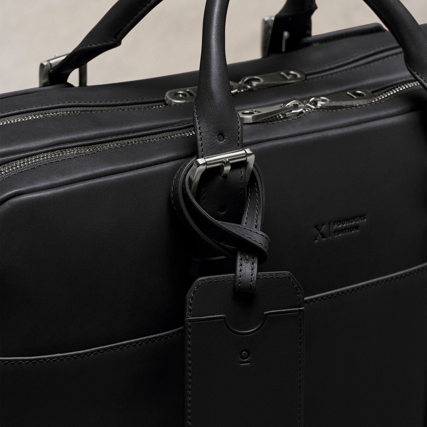 Cary Briefcase - Founders Edition - Horween Essex - Black