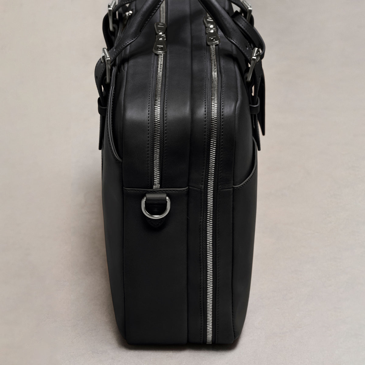 Cary Briefcase - Founders Edition - Horween Essex - Black