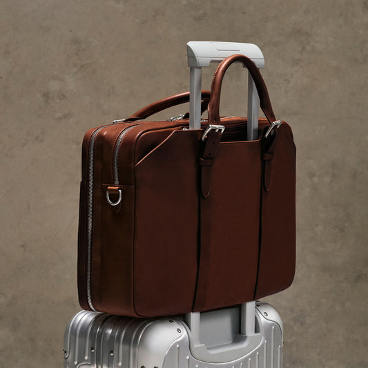 Cary Briefcase - Founders Edition - Horween Essex - Chocolate