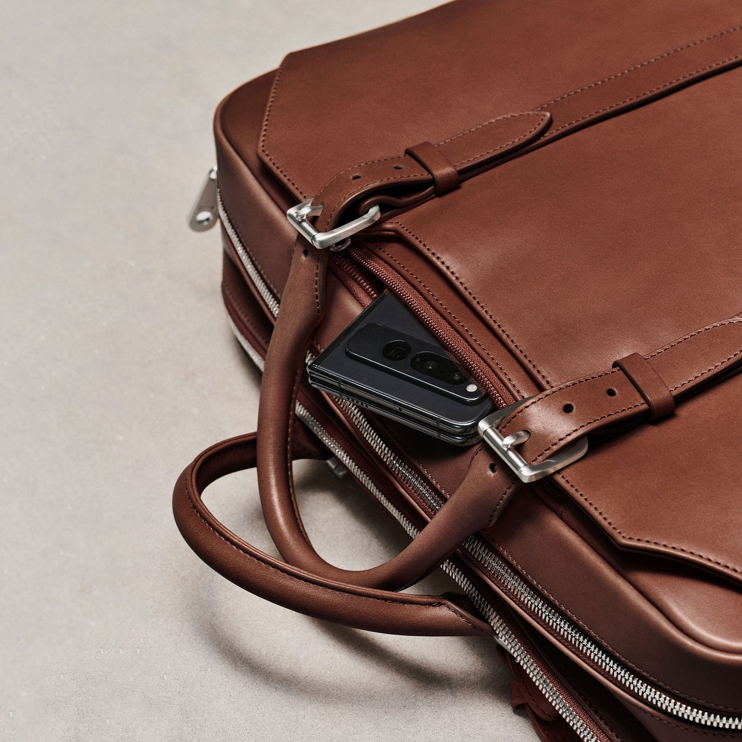 Cary Briefcase - Founders Edition - Horween Essex - Chocolate