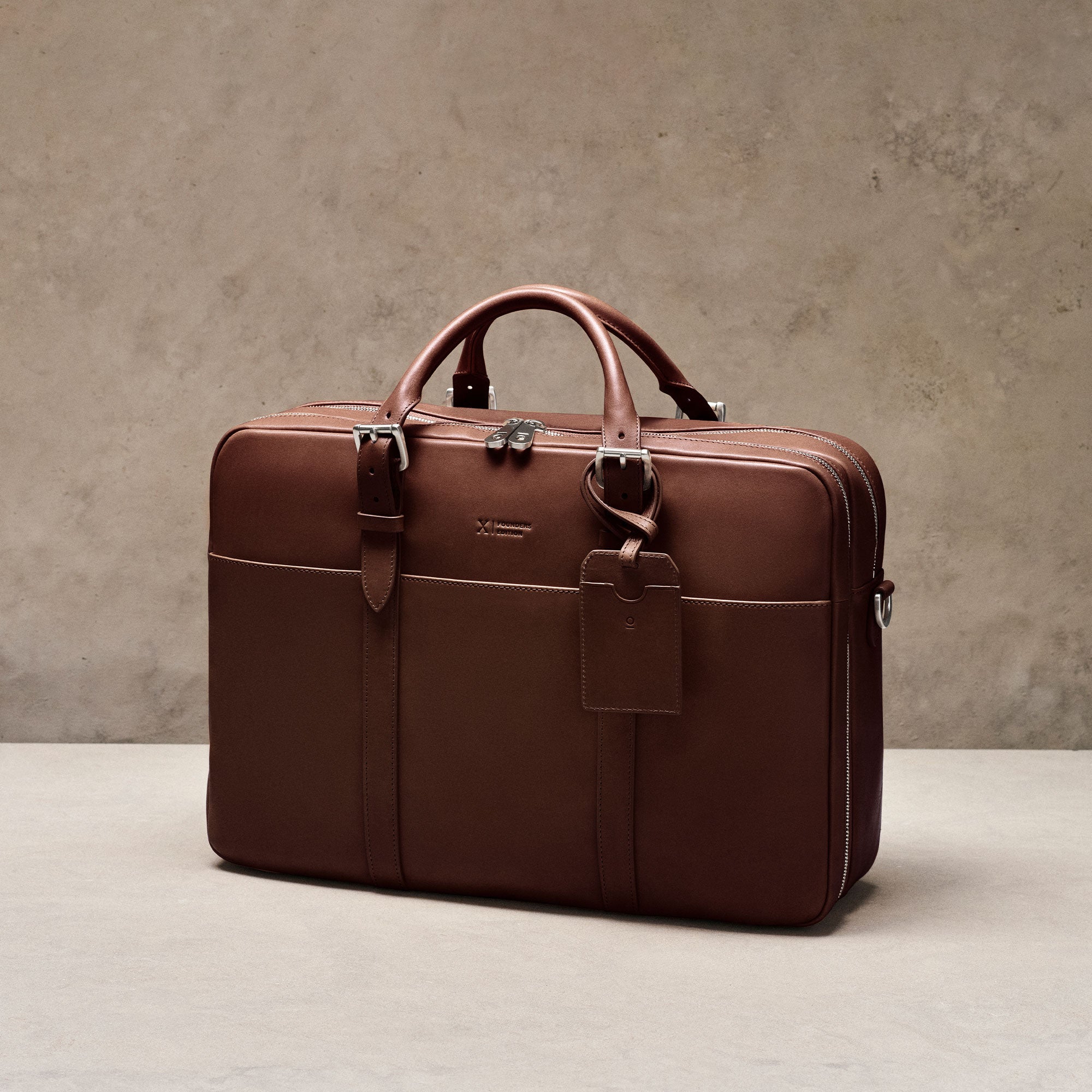 Cary Briefcase – Founders Edition, Chocolate | Stuart & Lau