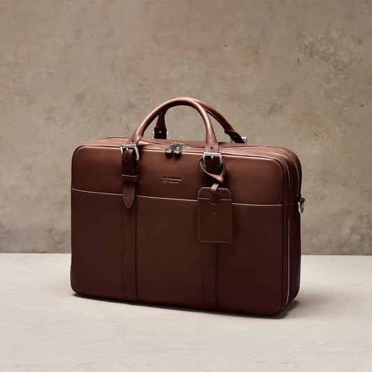 Cary Briefcase - Founders Edition - Horween Essex - Chocolate