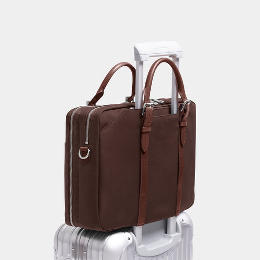 Cary Briefcase - Double - Espresso