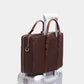 Cary Briefcase - Double - Espresso
