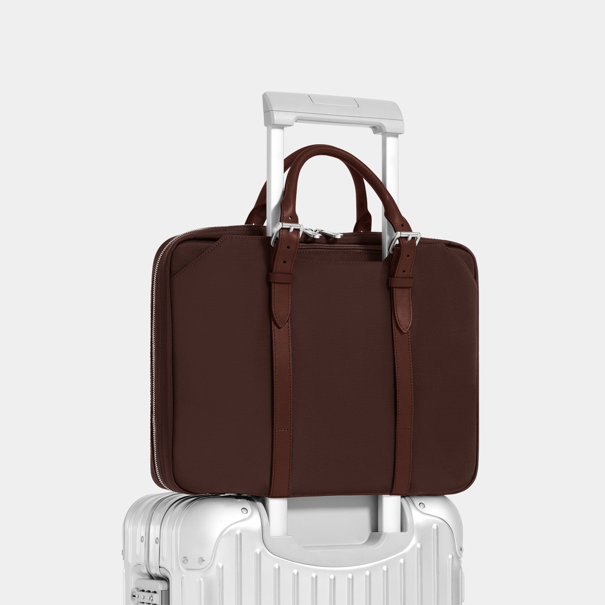 The Cary Slim – Waterproof Men's Briefcase, Espresso | S&L