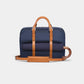 Cary Briefcase - Double - Navy and Tan