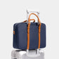 Cary Briefcase - Single - Navy and Tan
