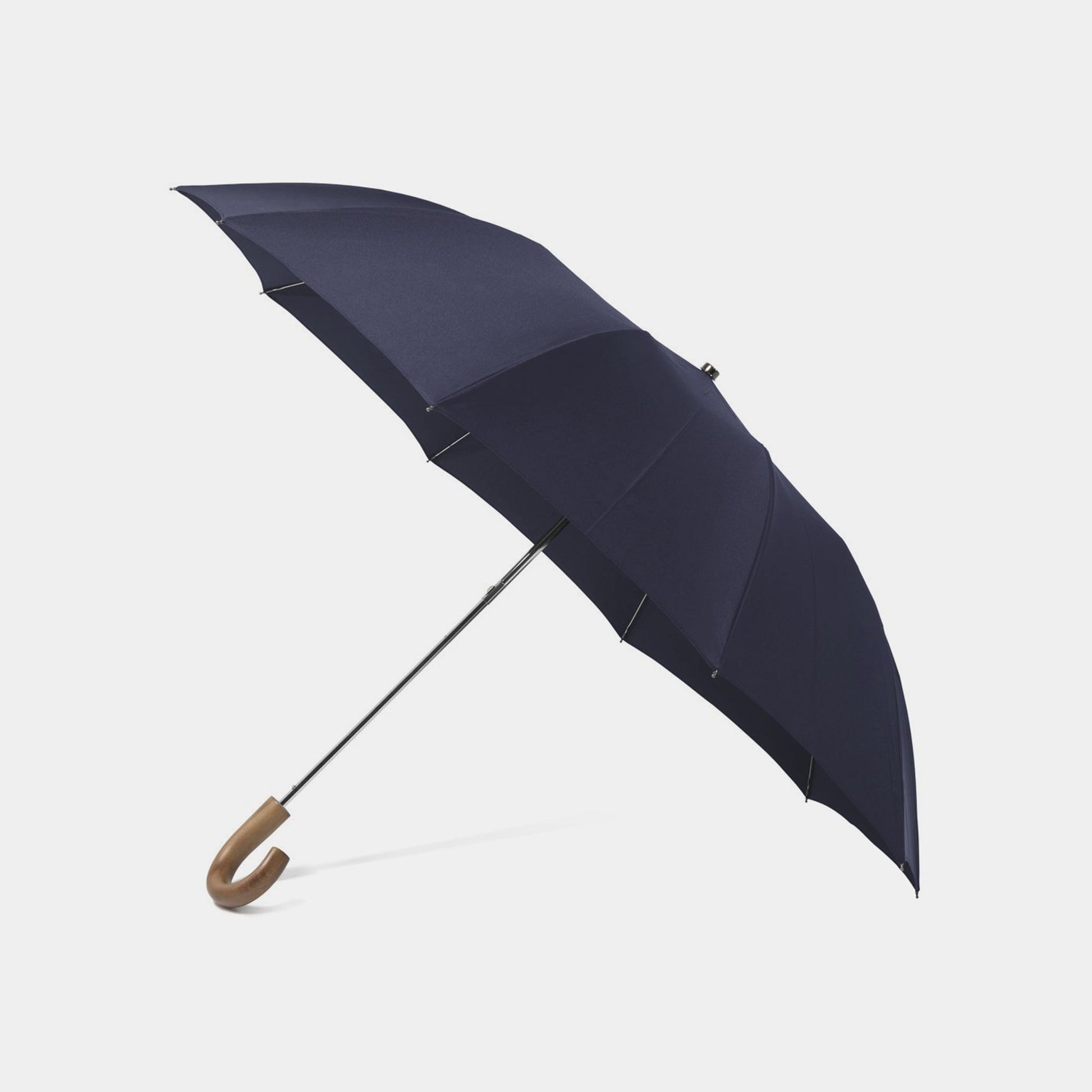 Fox Umbrellas - Maple Crook Handle - Navy