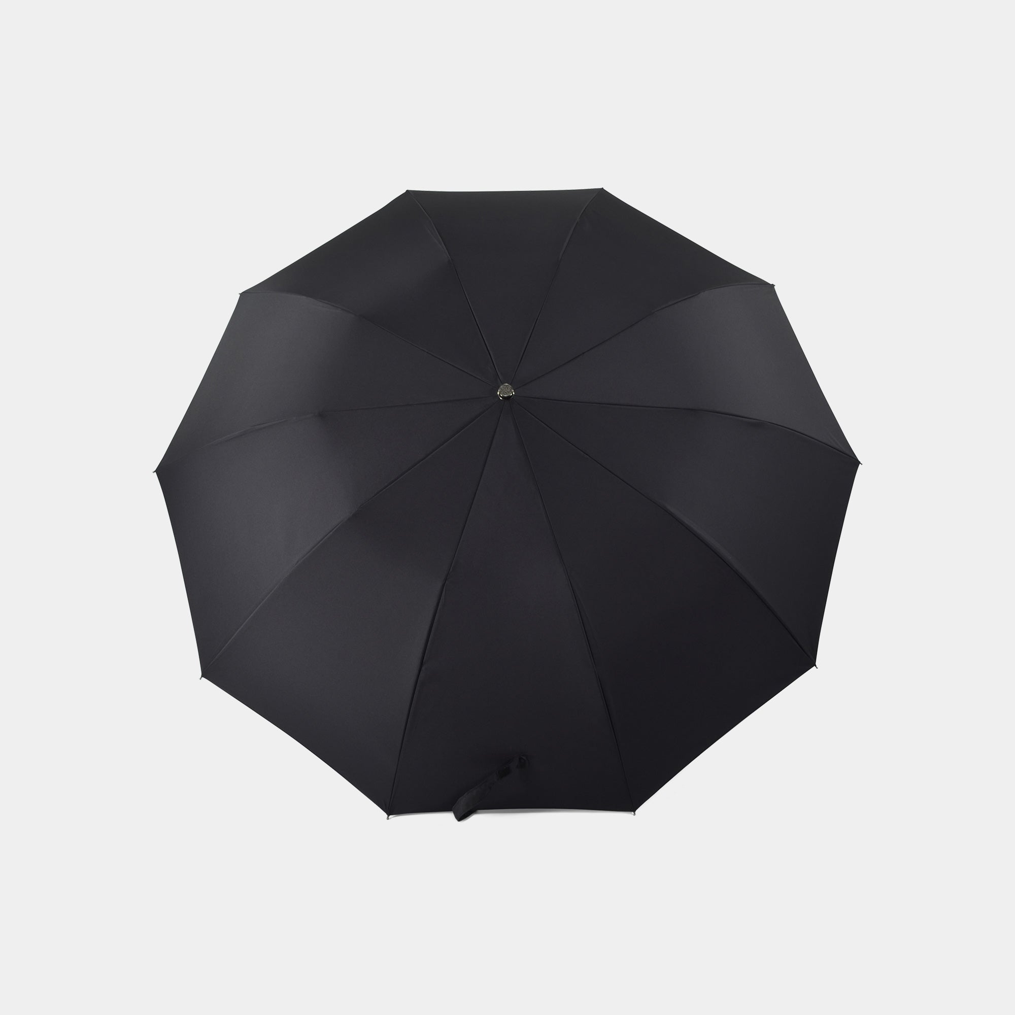 FOX UMBRELLAS 未使用 極美品 Fox Umbrellas | Maple Crook Telescopic Umbrella - Black | Stuart & Lau