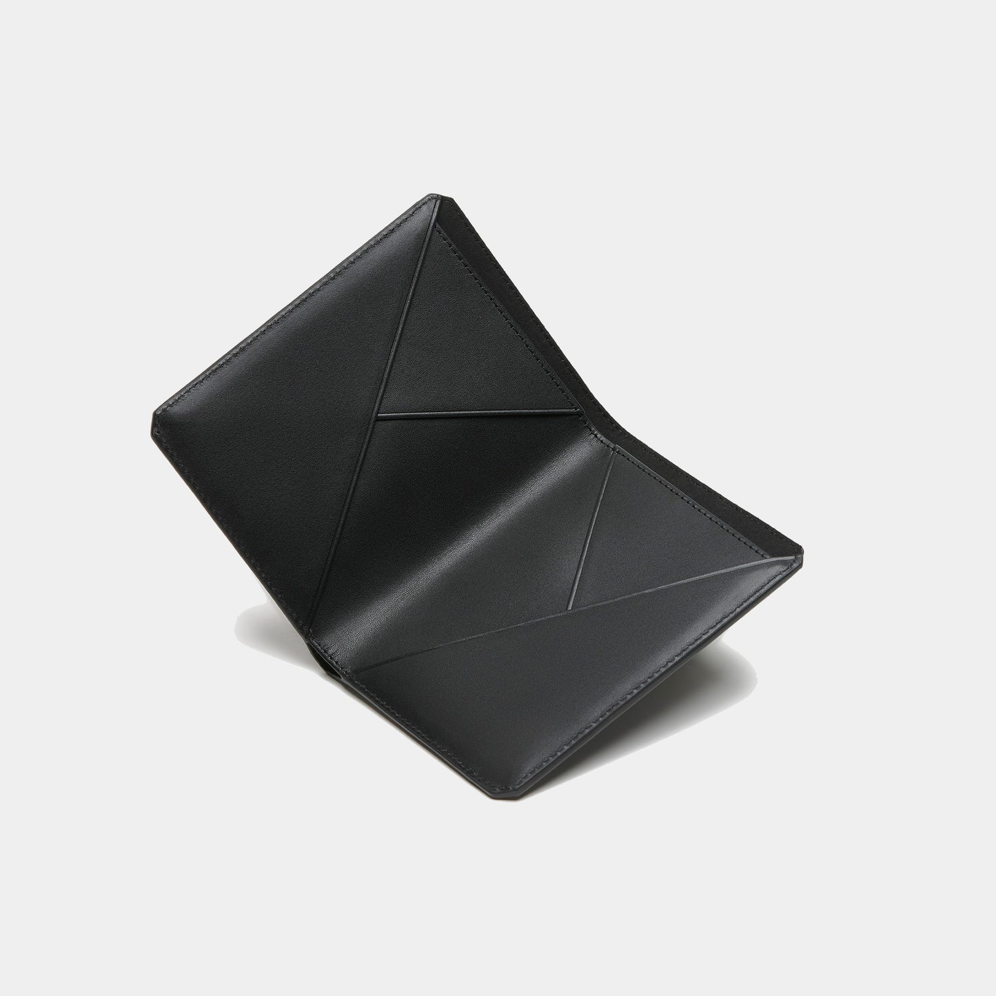 Passport Wallet - Pebbled Black