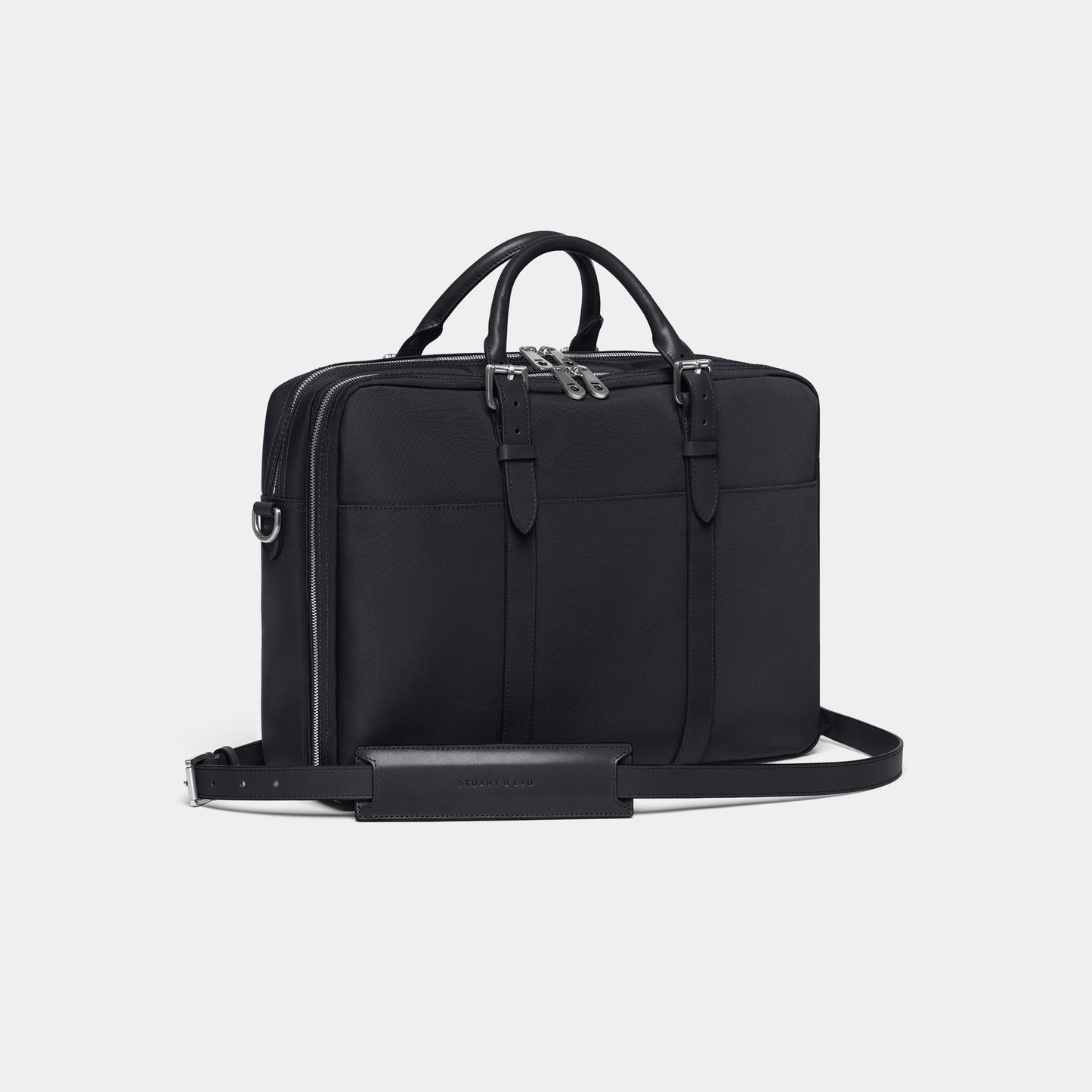 Cary Briefcase - Double - Black