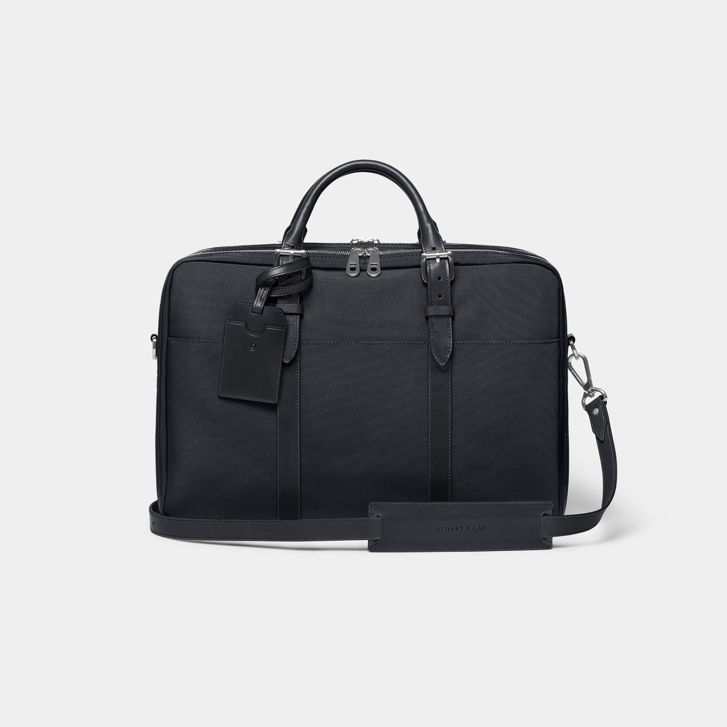 Cary Briefcase - Double - Black