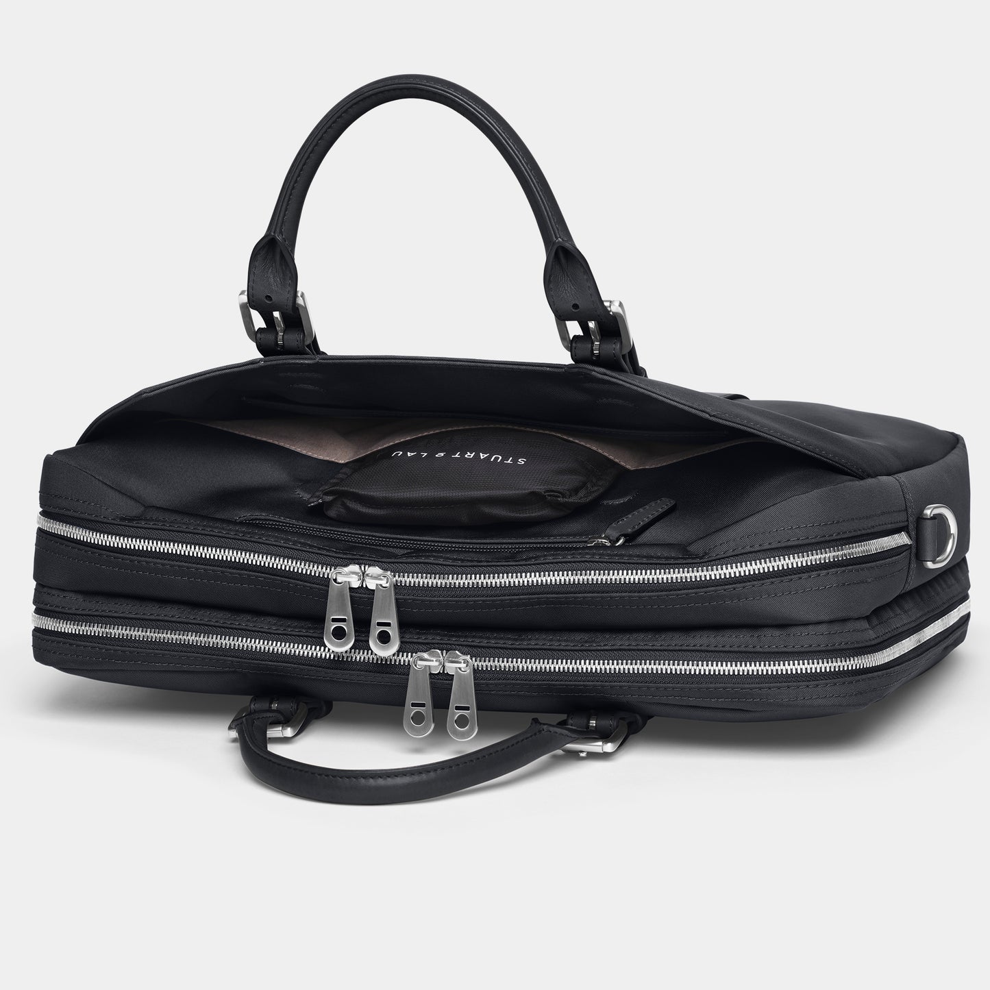 Cary Briefcase - Double - Black