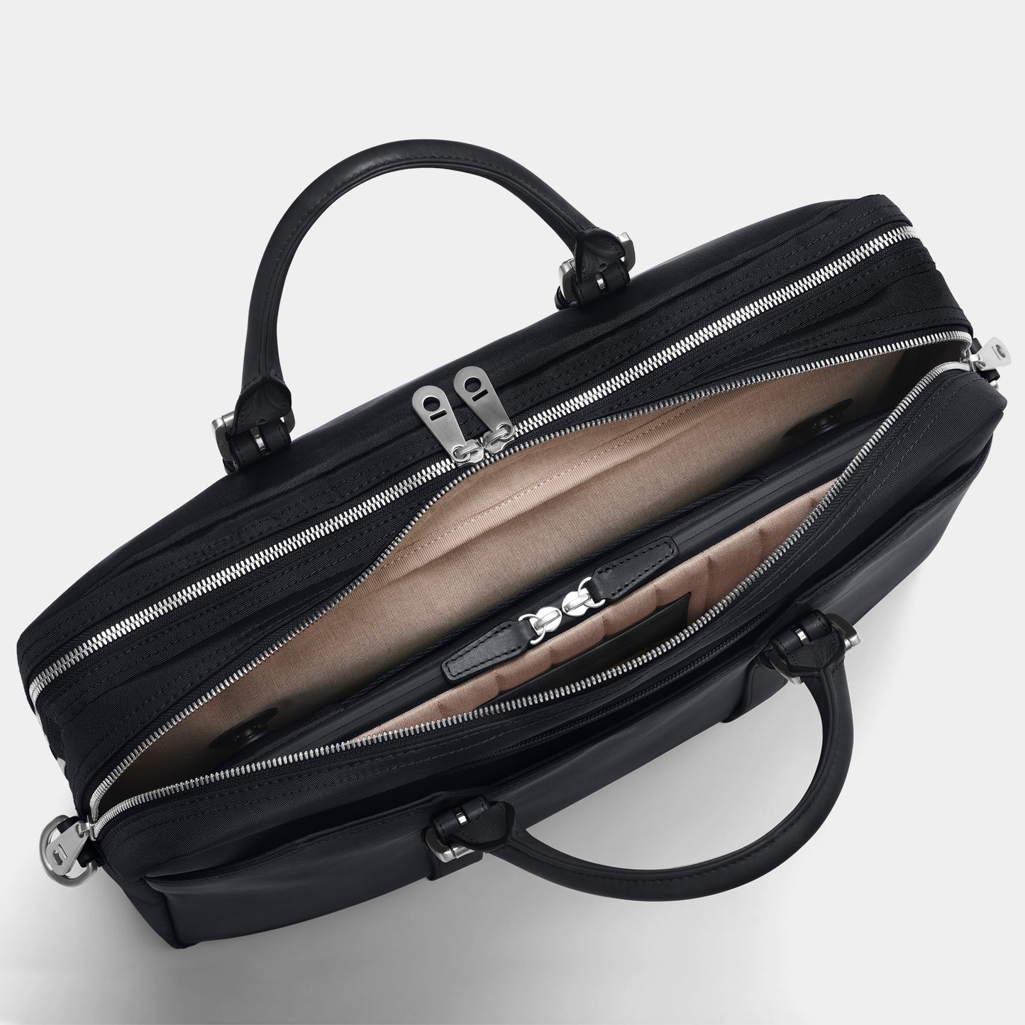 Cary Briefcase - Double - Black