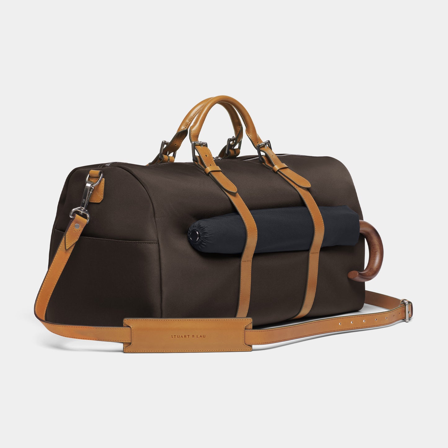 Monaco Weekender - Espresso and Tan
