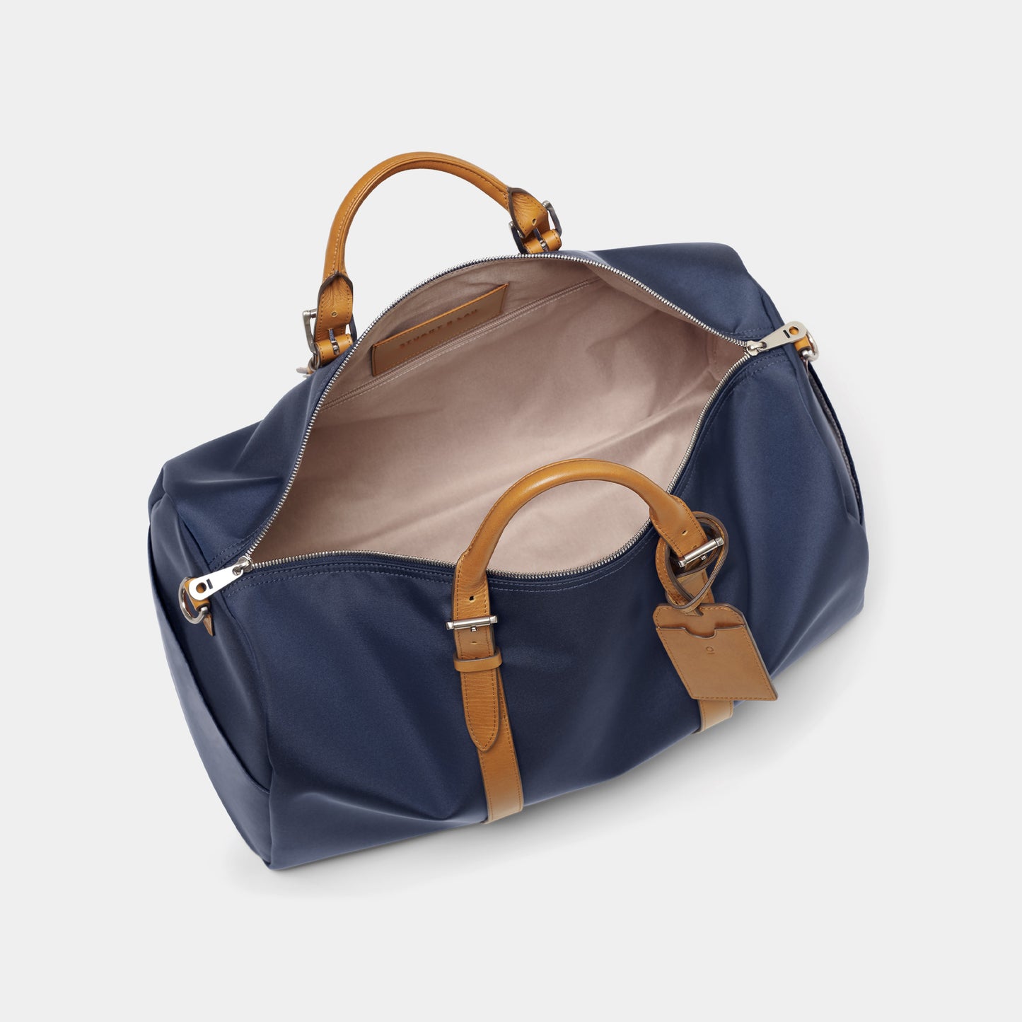 Monaco Weekender - Navy and Tan