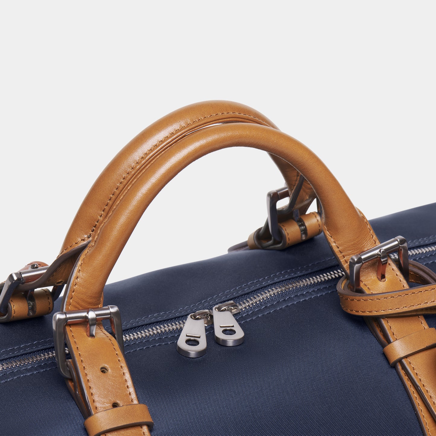 Monaco Weekender - Navy and Tan