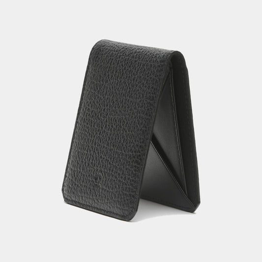 Slim Wallet - Pebbled Black