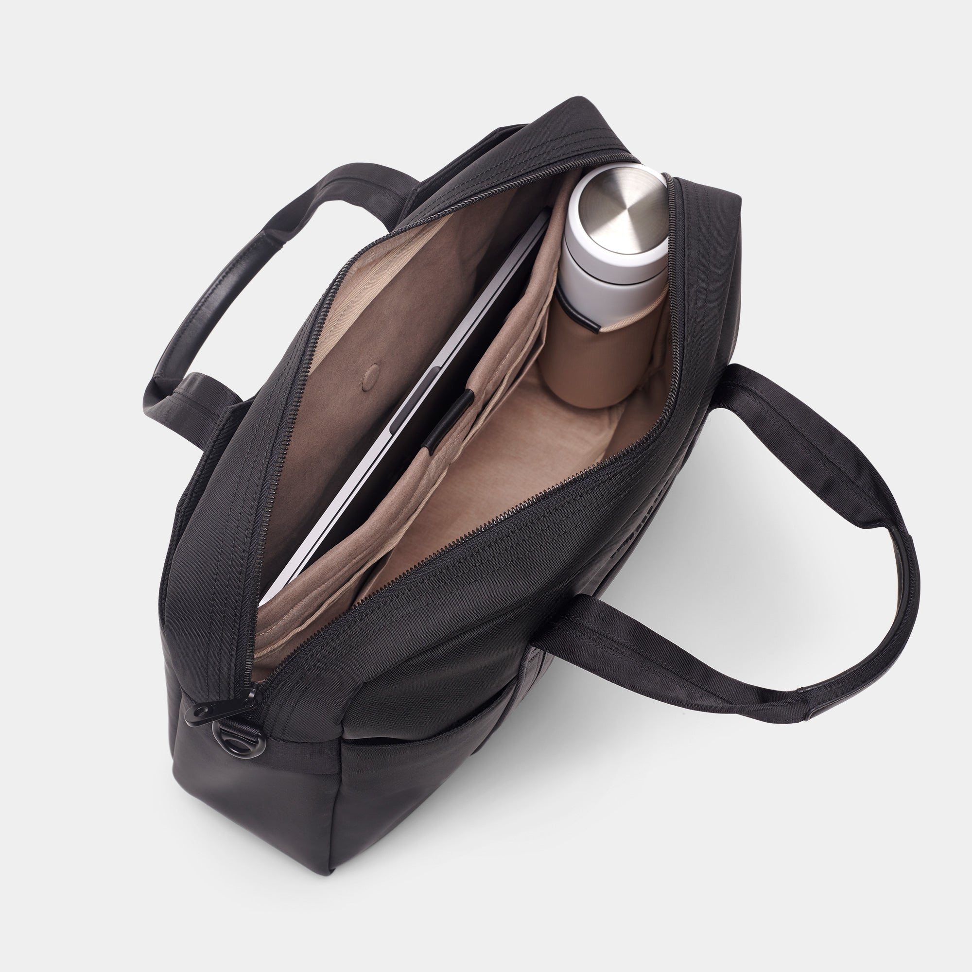 The Cary Tokyo – Blacked-Out Men's Briefcase, Single | S&L